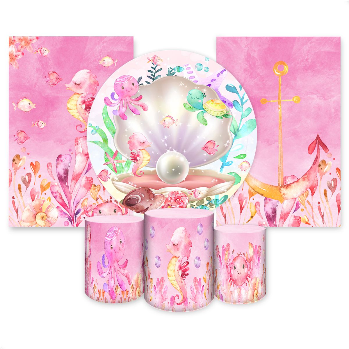 Kit Capa Painel Redondo +... - Painel Festivo