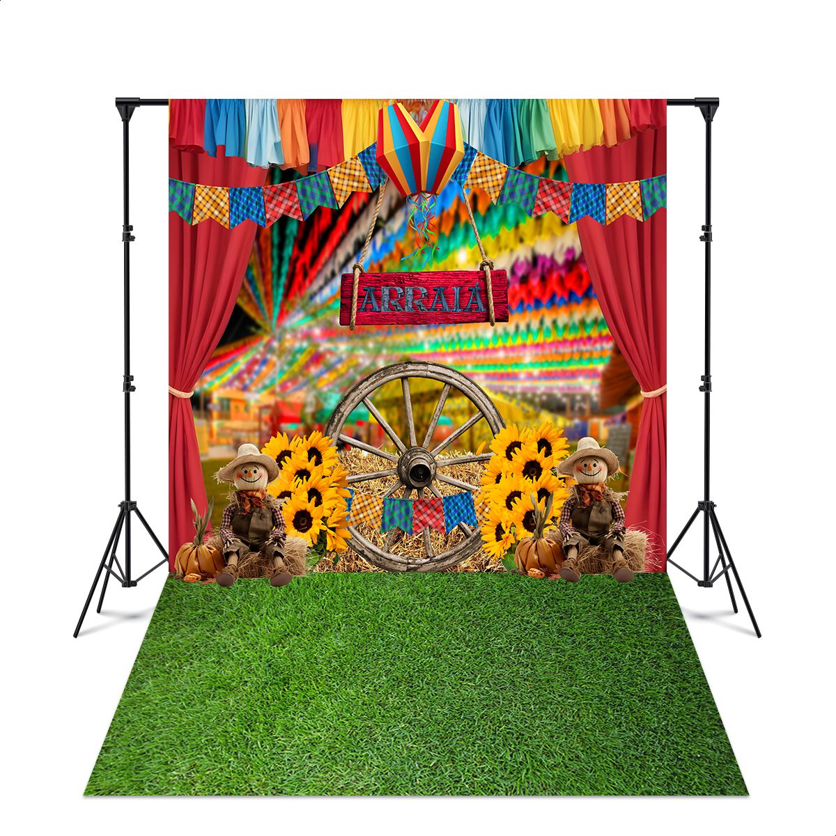Fundo Fotográfico 3D Subl... - Painel Festivo