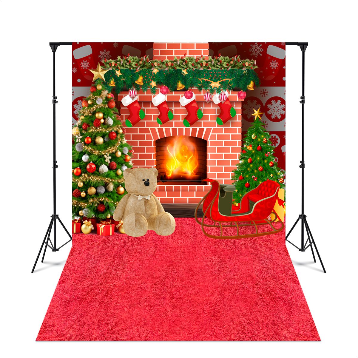 Fundo Fotográfico 3D Subl... - Painel Festivo