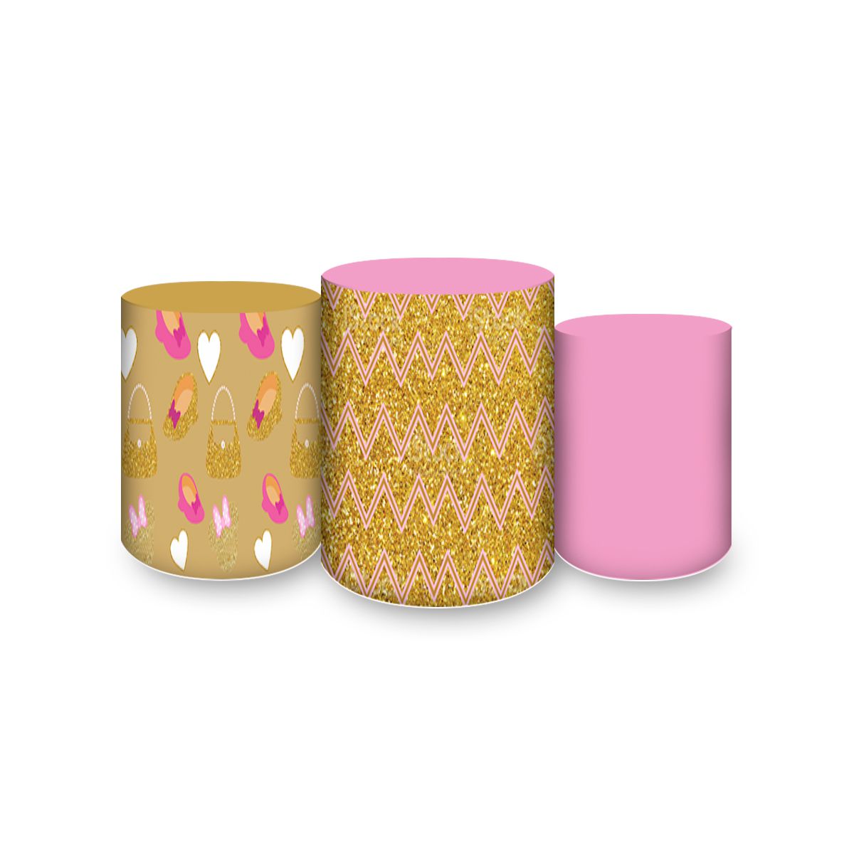 Trio Capas Cilindros Subl... - Painel Festivo