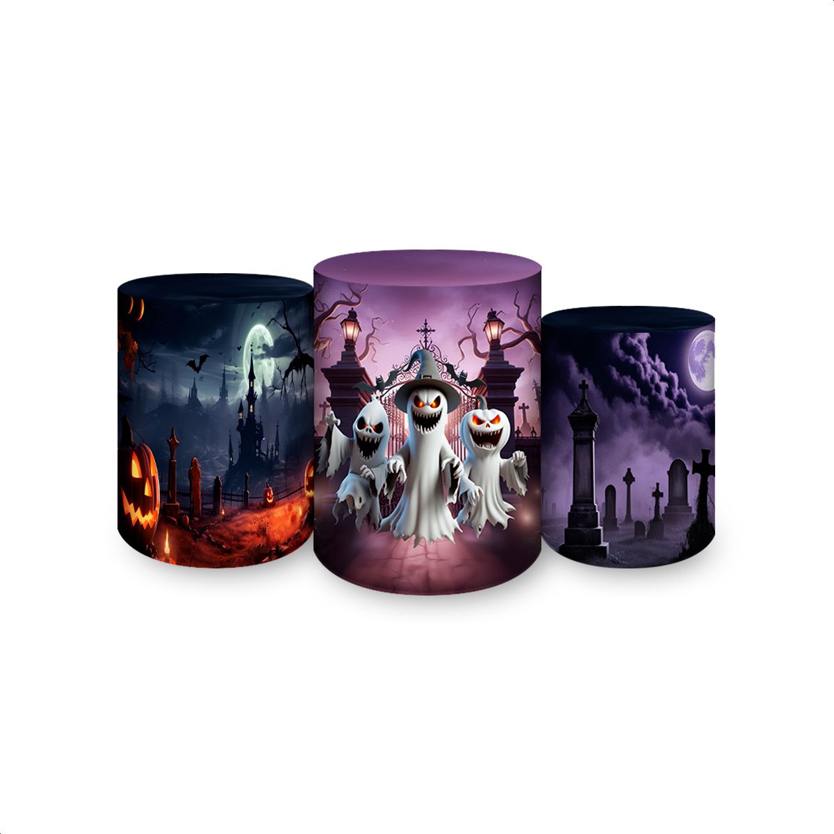 Trio Capas Cilindros Subl... - Painel Festivo