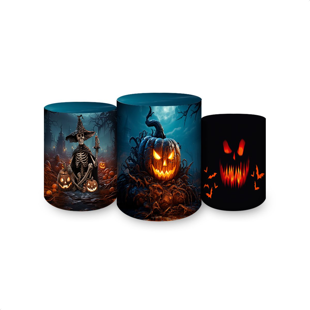Trio Capas Cilindros Subl... - Painel Festivo