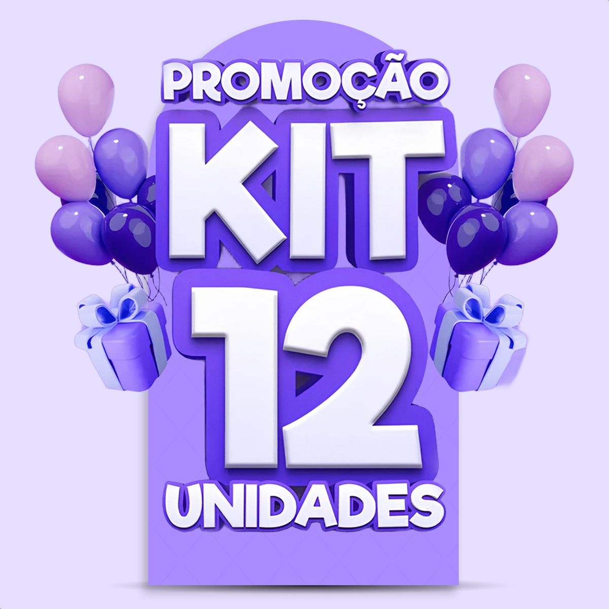 Atacado - 12 unidades Pai... - Painel Festivo