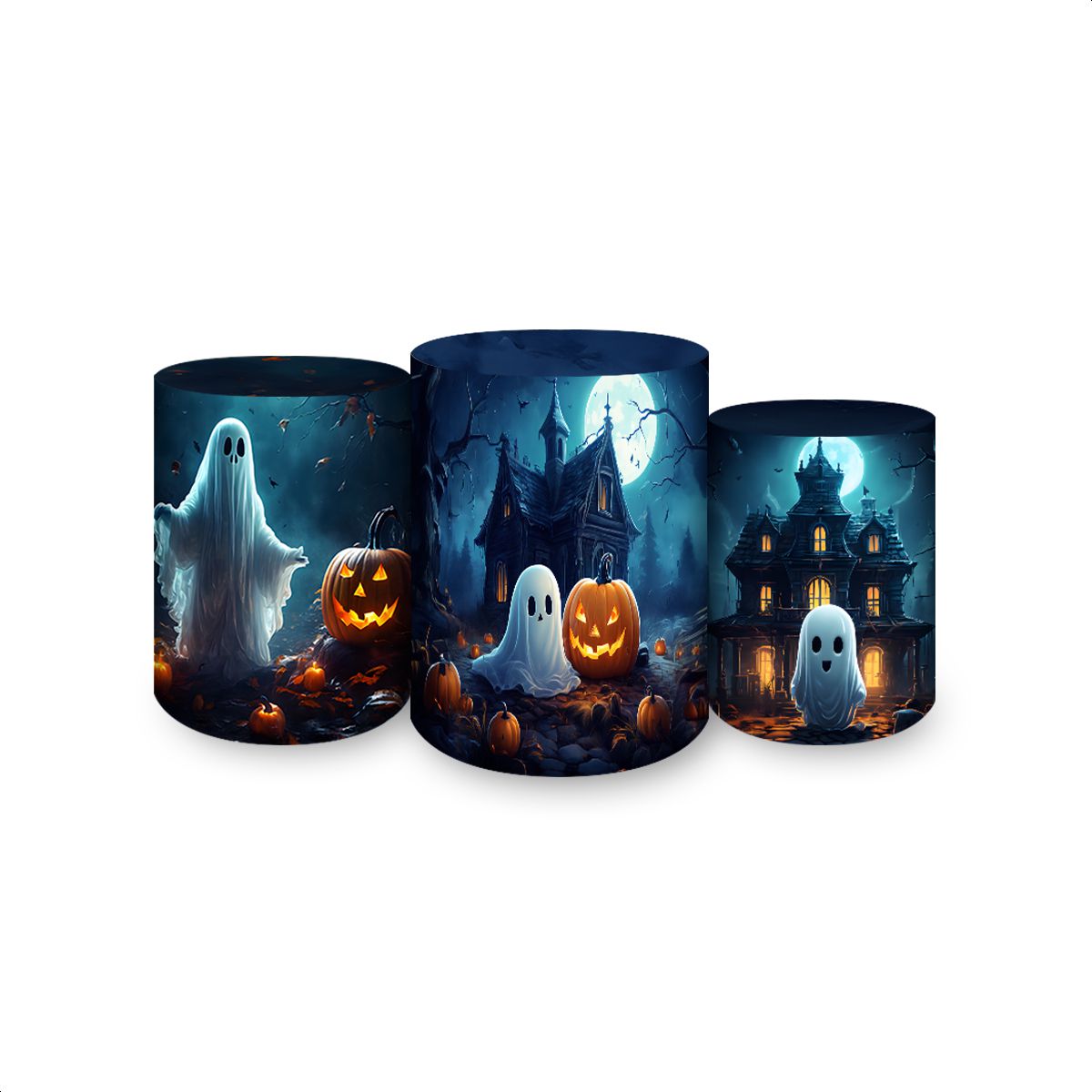 Trio Capas Cilindros Subl... - Painel Festivo