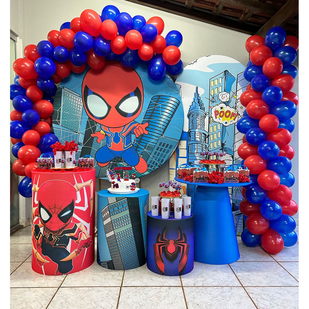 Kit 5 Peças Capa Redonda ... - Painel Festivo