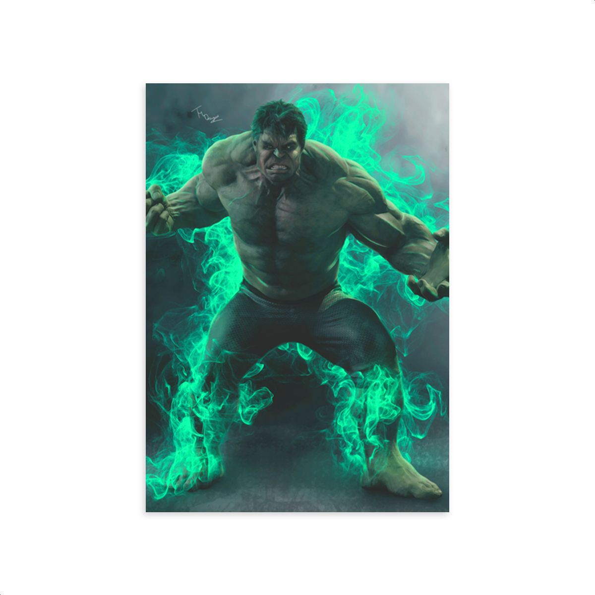 Capa Painel Retangular Sublimado Tema Hulk 4005 - ... - Painel Festivo