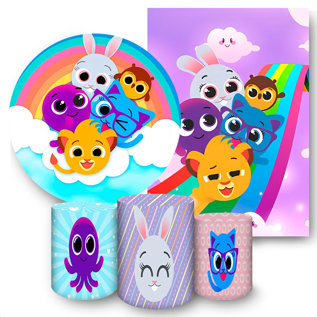 KIT 5 CAPAS BOLOFOFOS - 3 - KIT 5 CAPAS 3 - Painel Festivo