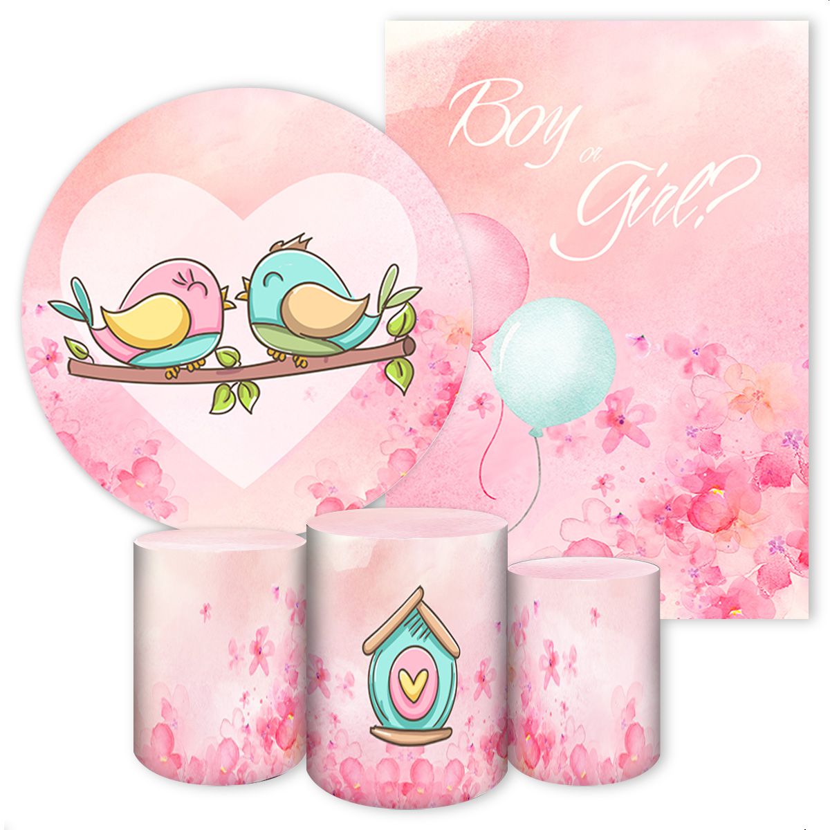 KIT 5 CAPAS CHÁ DE BEBE - 425 - KIT 5 CAPAS 425 - Painel Festivo