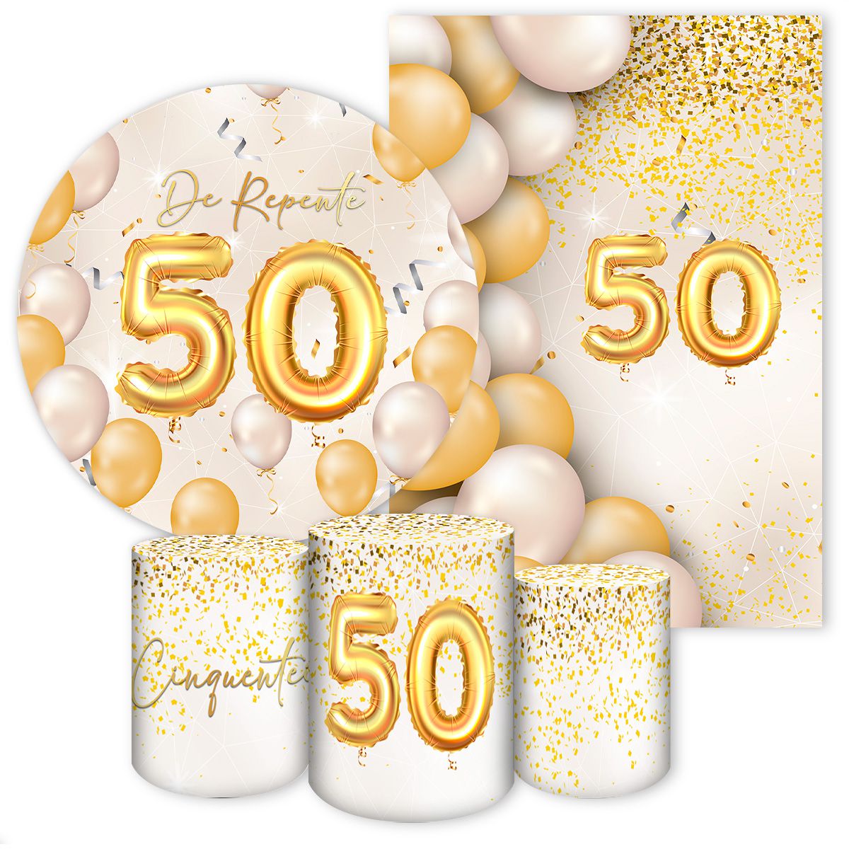 KIT 5 CAPAS DE REPENTE - 7148 - KIT 5 CAPAS 7148 - Painel Festivo