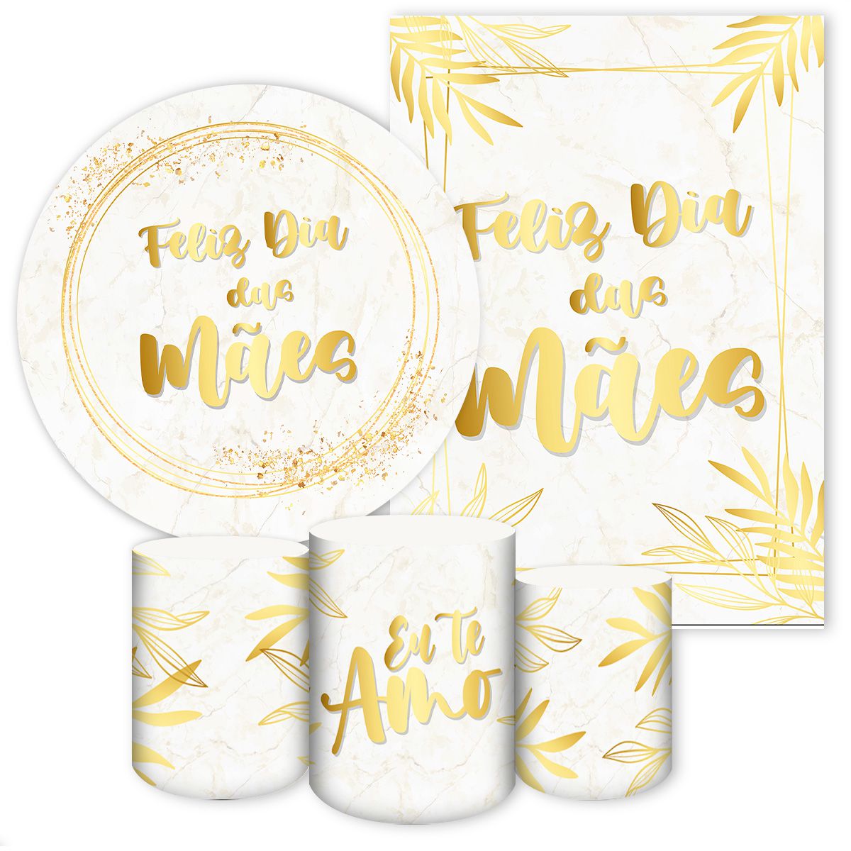 KIT 5 CAPAS DIA DAS MÃES - 7024 - KIT 5 CAPAS 7024 - Painel Festivo