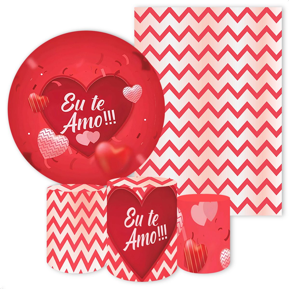 KIT 5 CAPAS DIA DOS NAMORADOS - 405 - KIT 5 CAPAS 405 - Painel Festivo