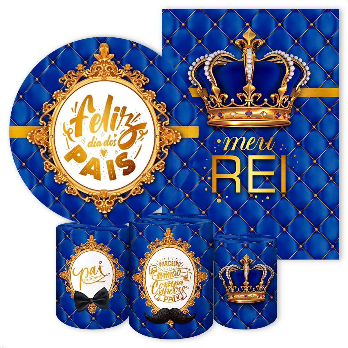 KIT 5 CAPAS DIA DOS PAIS - 60 - KIT 5 CAPAS 60 - Painel Festivo