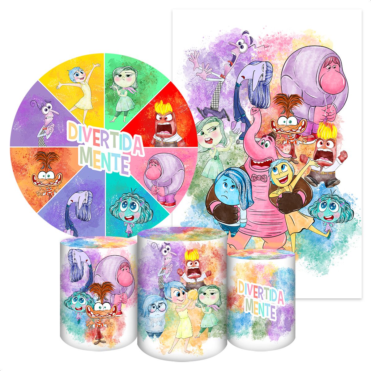 KIT 5 CAPAS DIVERTIDAMENTE - 2043 - KIT 5 CAPAS 2043 - Painel Festivo