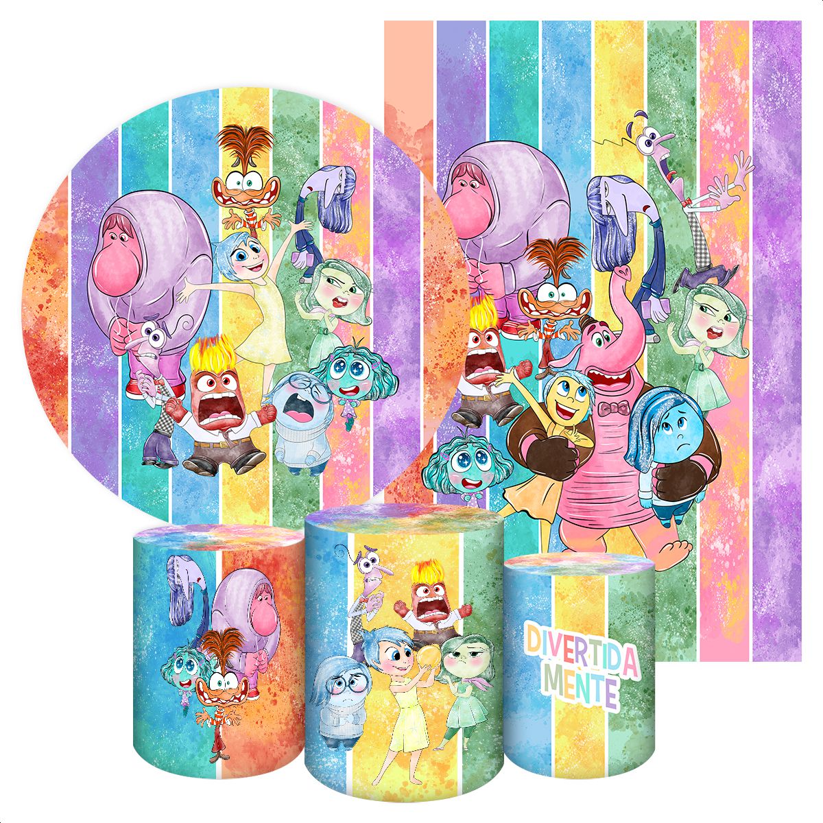 KIT 5 CAPAS DIVERTIDAMENTE - 2044 - KIT 5 CAPAS 2044 - Painel Festivo