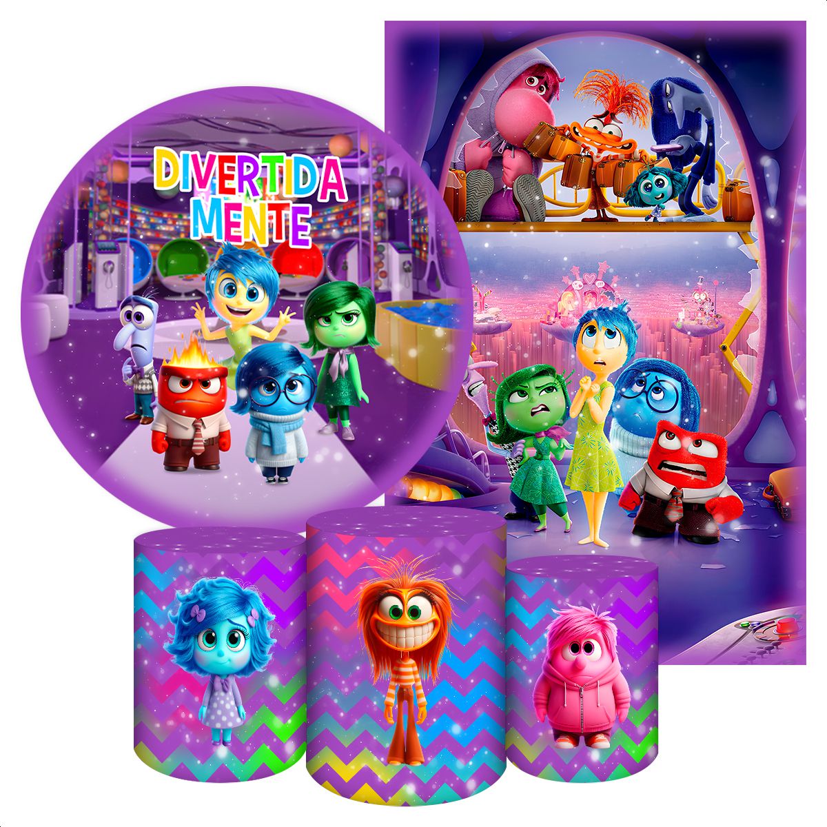 KIT 5 CAPAS DIVERTIDAMENTE - 2210 - KIT 5 CAPAS 2210 - Painel Festivo