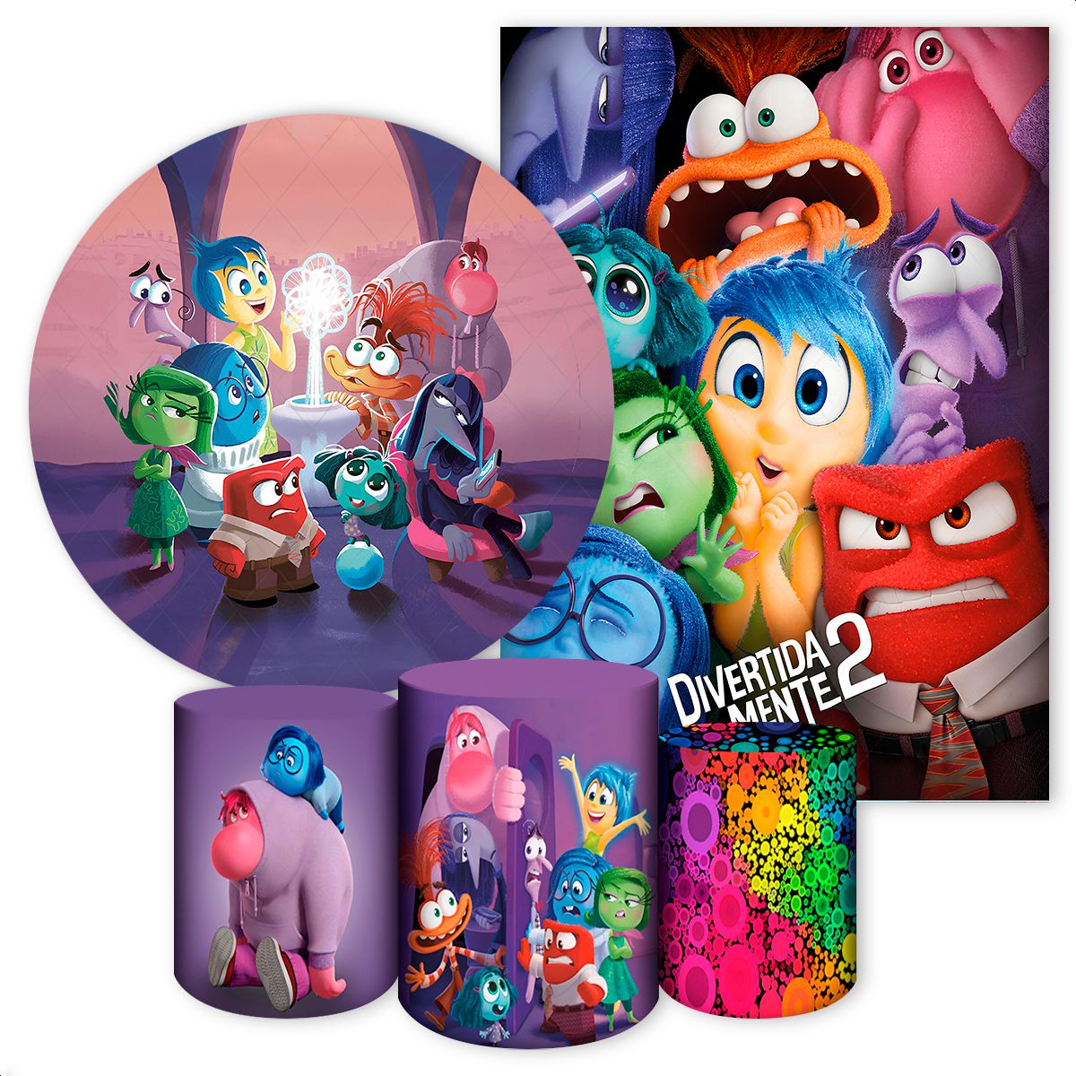 KIT 5 CAPAS DIVERTIDAMENTE - 2719 - KIT 5 CAPAS 2719 - Painel Festivo