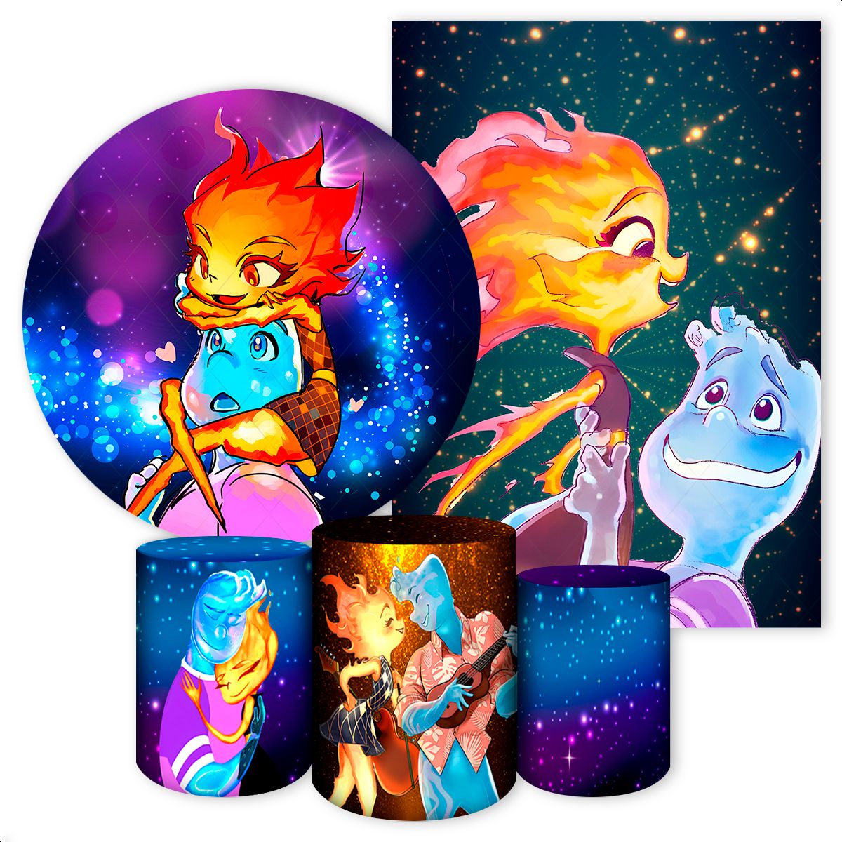 KIT 5 CAPAS ELEMENTOS - 2607 - KIT 5 CAPAS 2607 - Painel Festivo