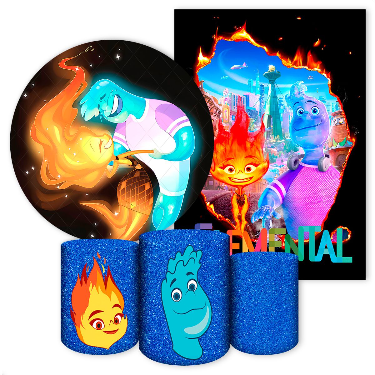 KIT 5 CAPAS ELEMENTOS - 2608 - KIT 5 CAPAS 2608 - Painel Festivo