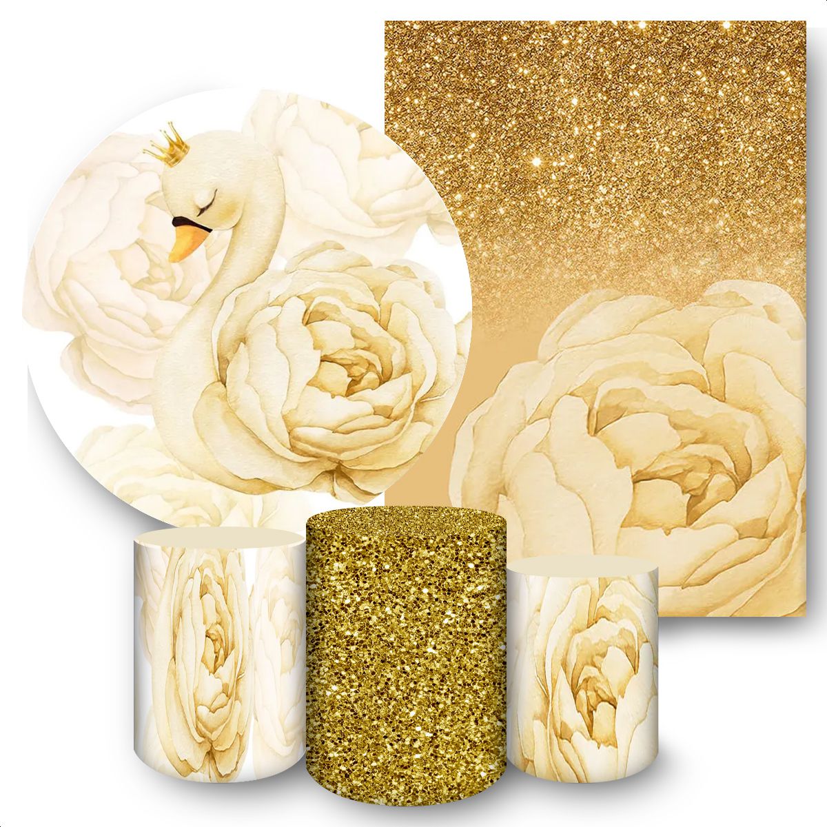 KIT 5 CAPAS FLORES - 285 - KIT 5 CAPAS 285 - Painel Festivo