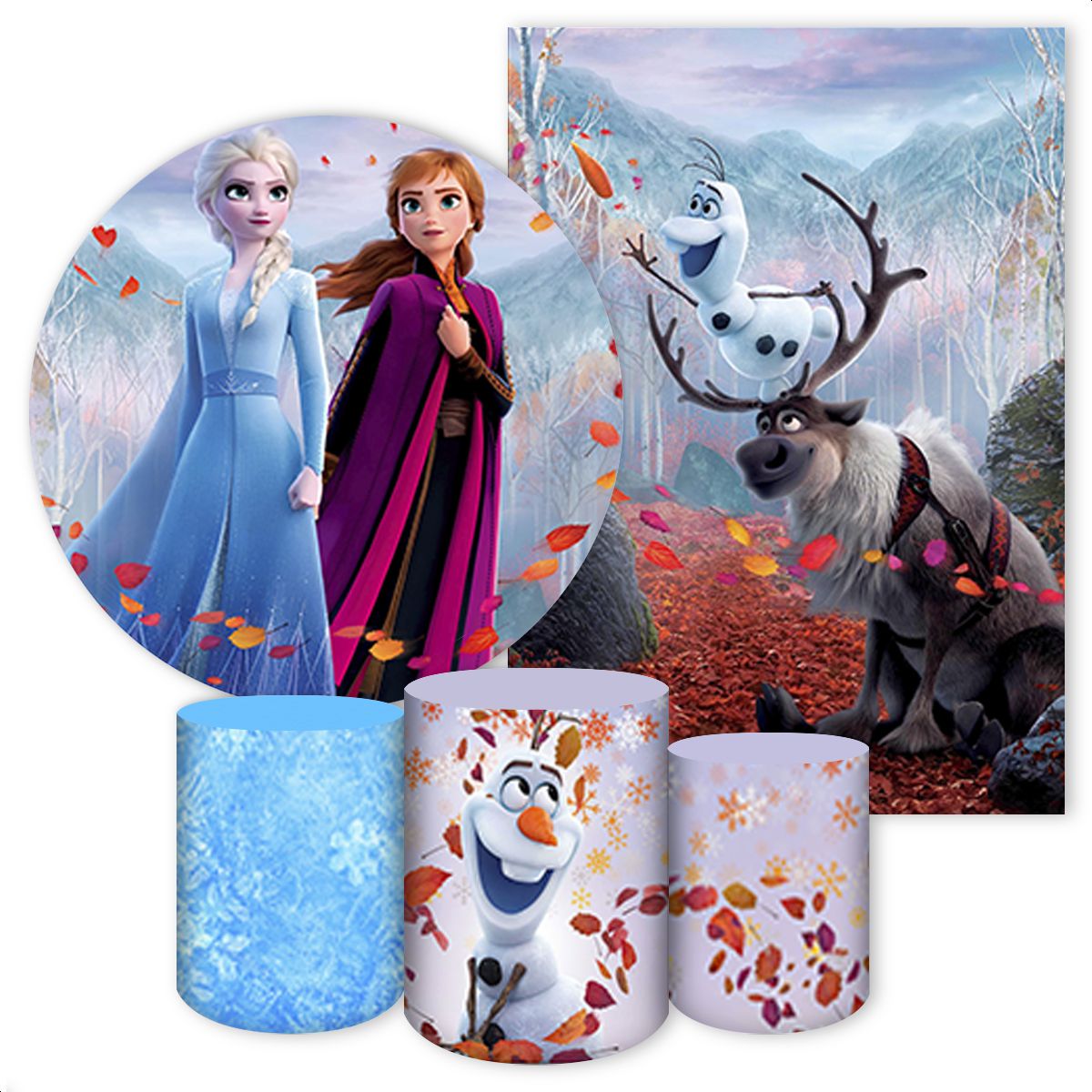 KIT 5 CAPAS FROZEN - 325 - KIT 5 CAPAS 325 - Painel Festivo