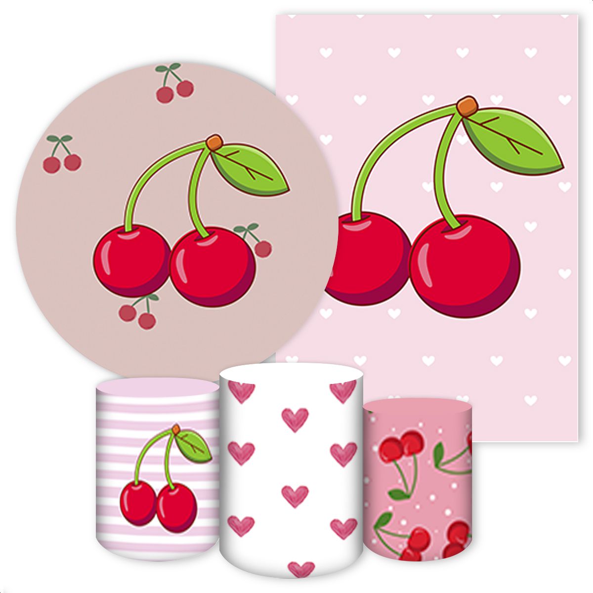 KIT 5 CAPAS FRUTAS - 4044 - KIT 5 CAPAS 4044 - Painel Festivo