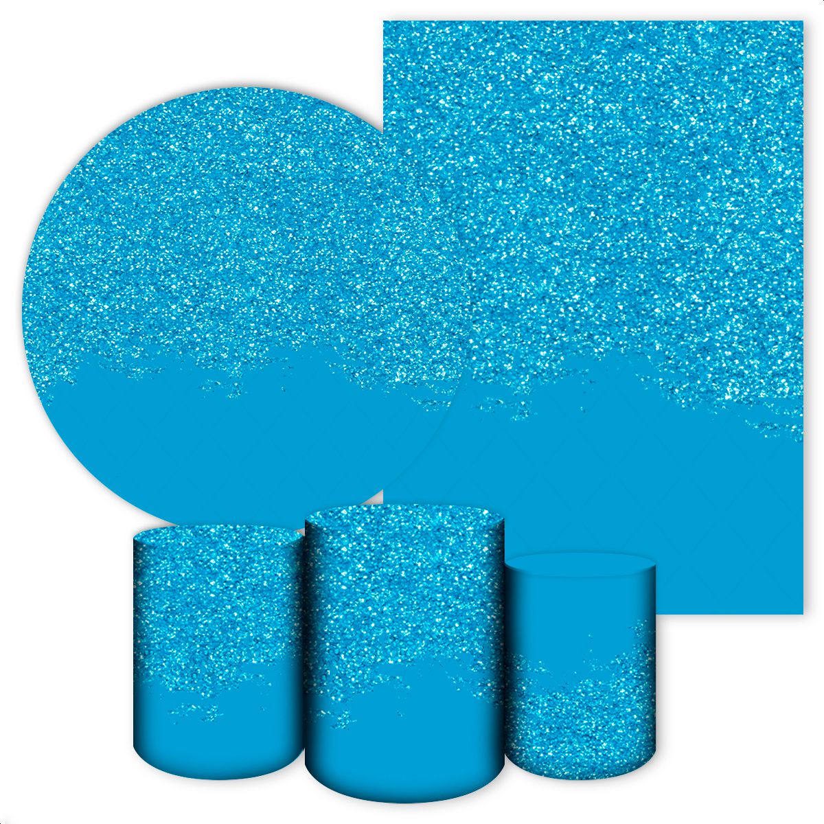 KIT 5 CAPAS GLITTER -2110 - KIT 5 CAPAS 2110 - Painel Festivo