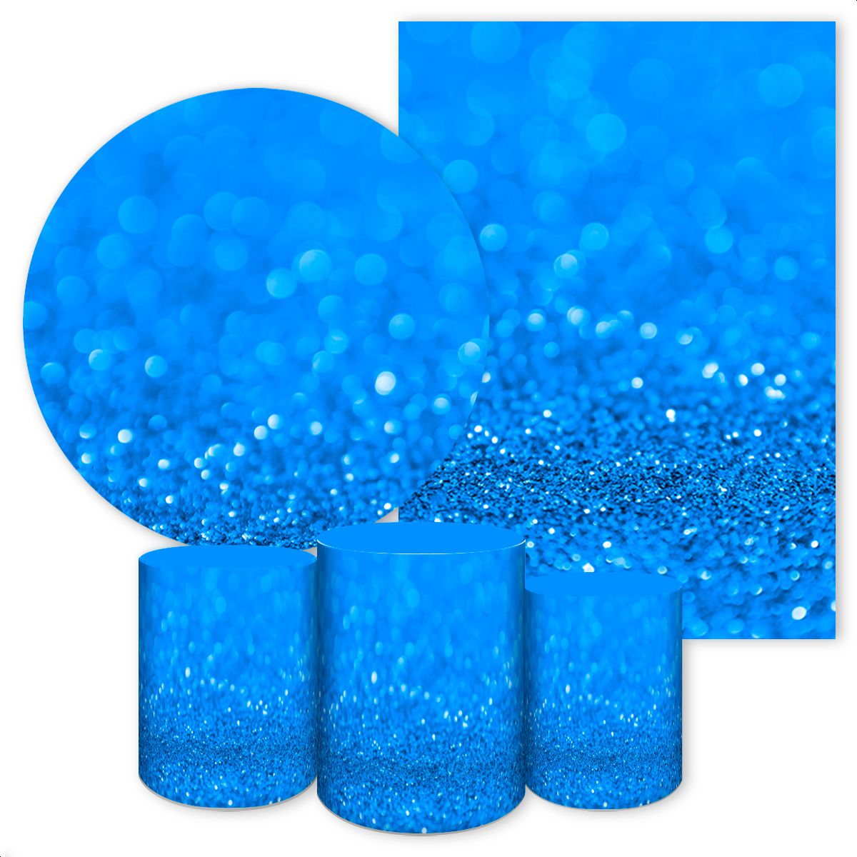 KIT 5 CAPAS GLITTER - 3139 - KIT 5 CAPAS 3139 - Painel Festivo