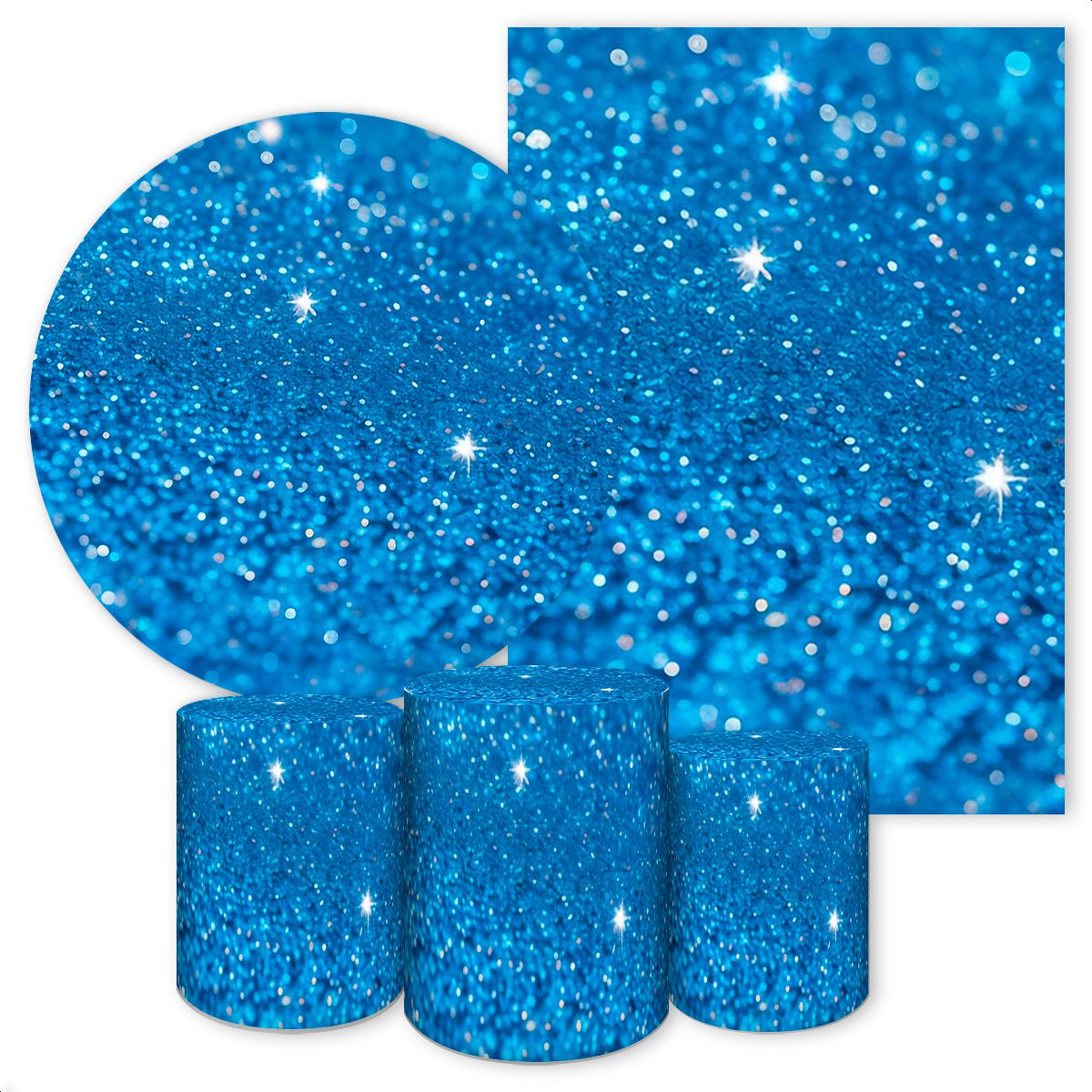 KIT 5 CAPAS GLITTER - 3142 - KIT 5 CAPAS 3142 - Painel Festivo