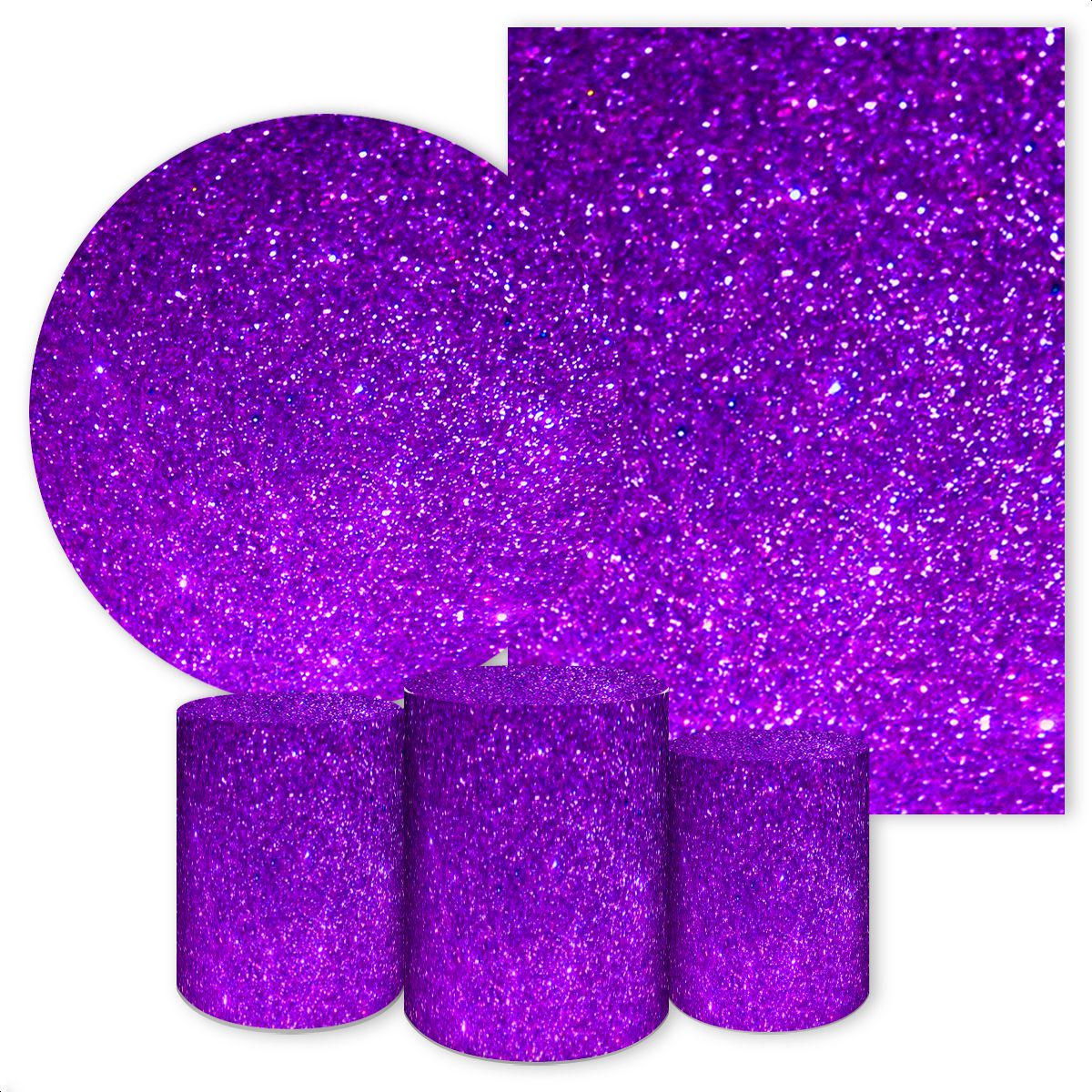 KIT 5 CAPAS GLITTER - 3143 - KIT 5 CAPAS 3143 - Painel Festivo
