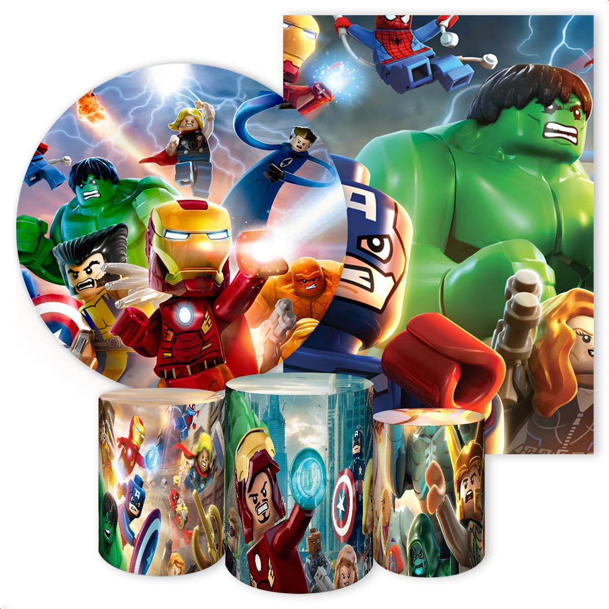 KIT 5 CAPAS LEGO - 4031 - KIT 5 CAPAS 4031 - Painel Festivo