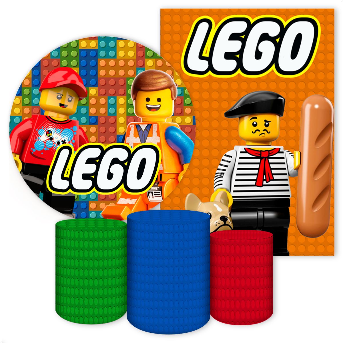 KIT 5 CAPAS LEGO - 4036 - KIT 5 CAPAS 4036 - Painel Festivo
