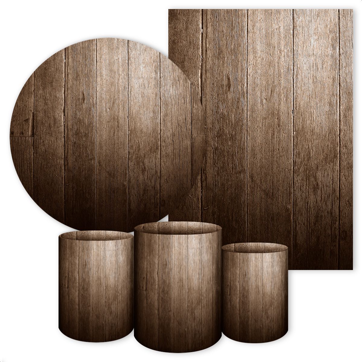 KIT 5 CAPAS MADEIRA - 3173 - KIT 5 CAPAS 3173 - Painel Festivo