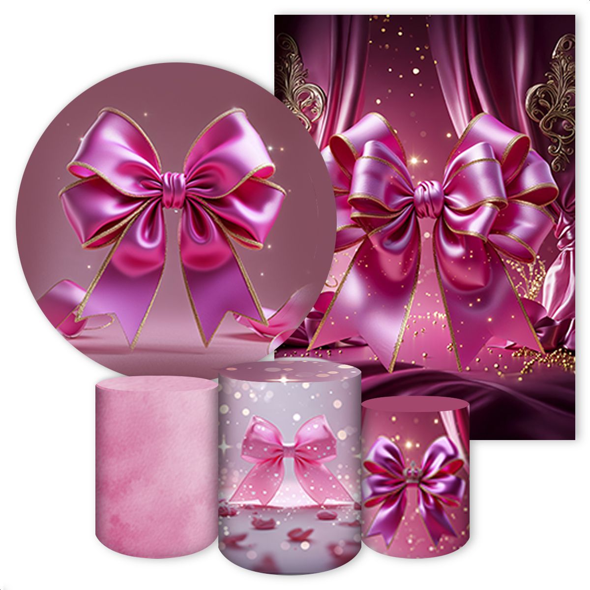 KIT 5 CAPAS LAÇO - 4224 - KIT 5 CAPAS 4224 - Painel Festivo