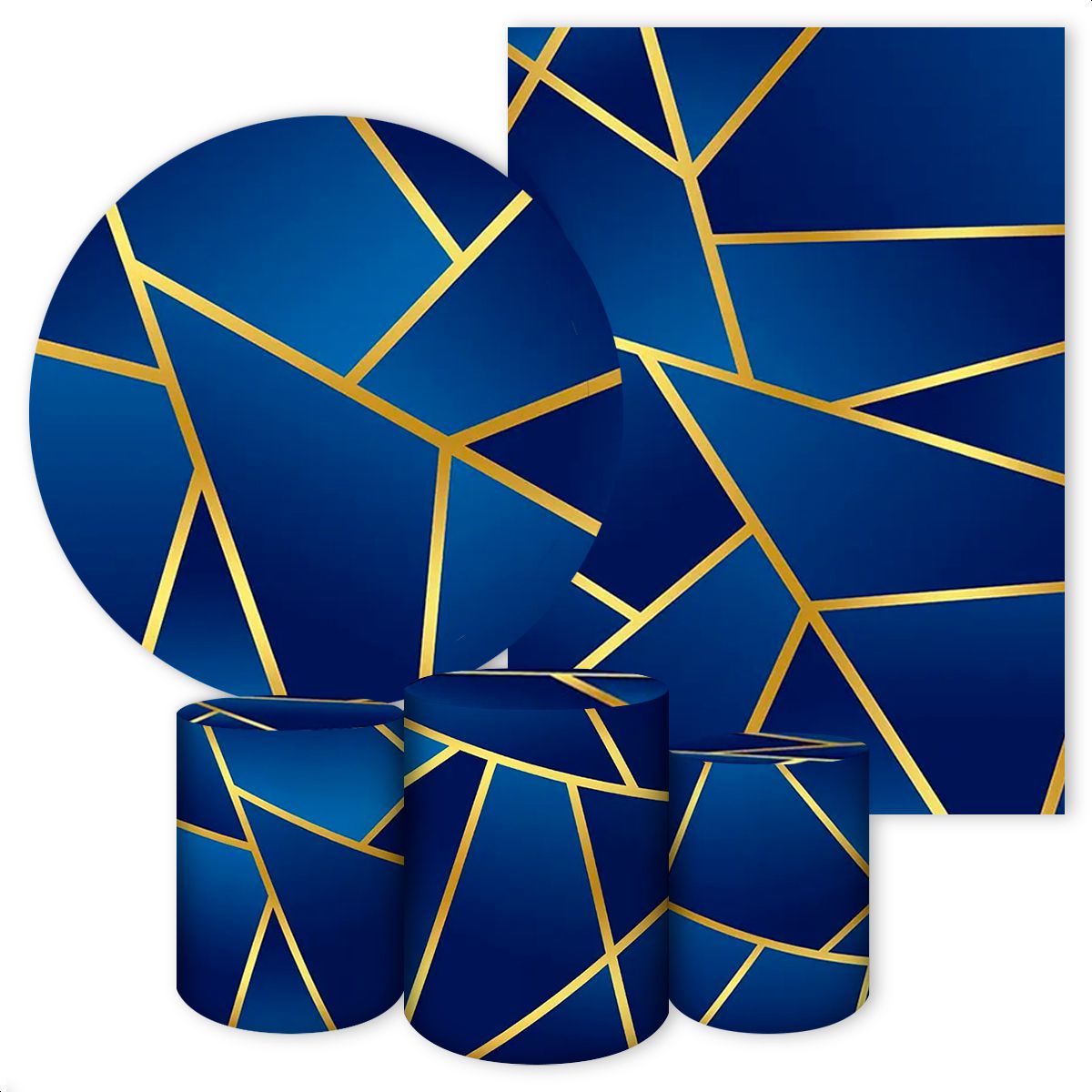 KIT 5 CAPAS MÁRMORE - 146 - KIT 5 CAPAS 146 - Painel Festivo