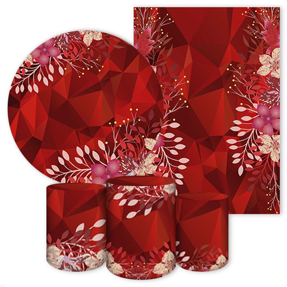 KIT 5 CAPAS MÁRMORE - 4089 - KIT 5 CAPAS 4089 - Painel Festivo