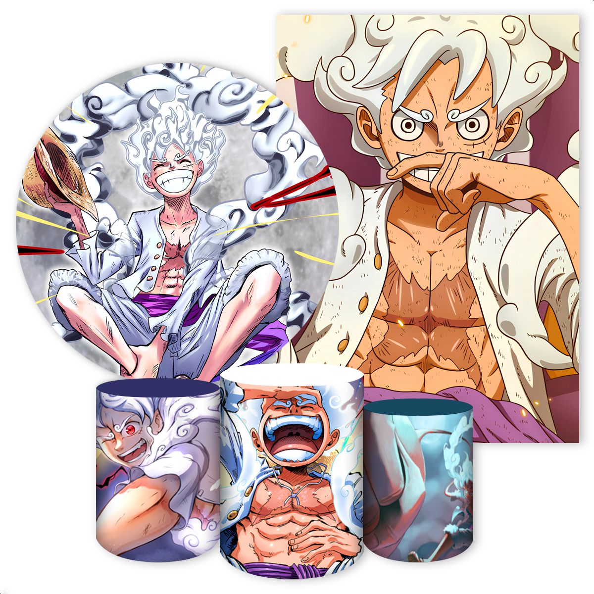 KIT 5 CAPAS ONE PIECE - 2502 - KIT 5 CAPAS 2502 - Painel Festivo