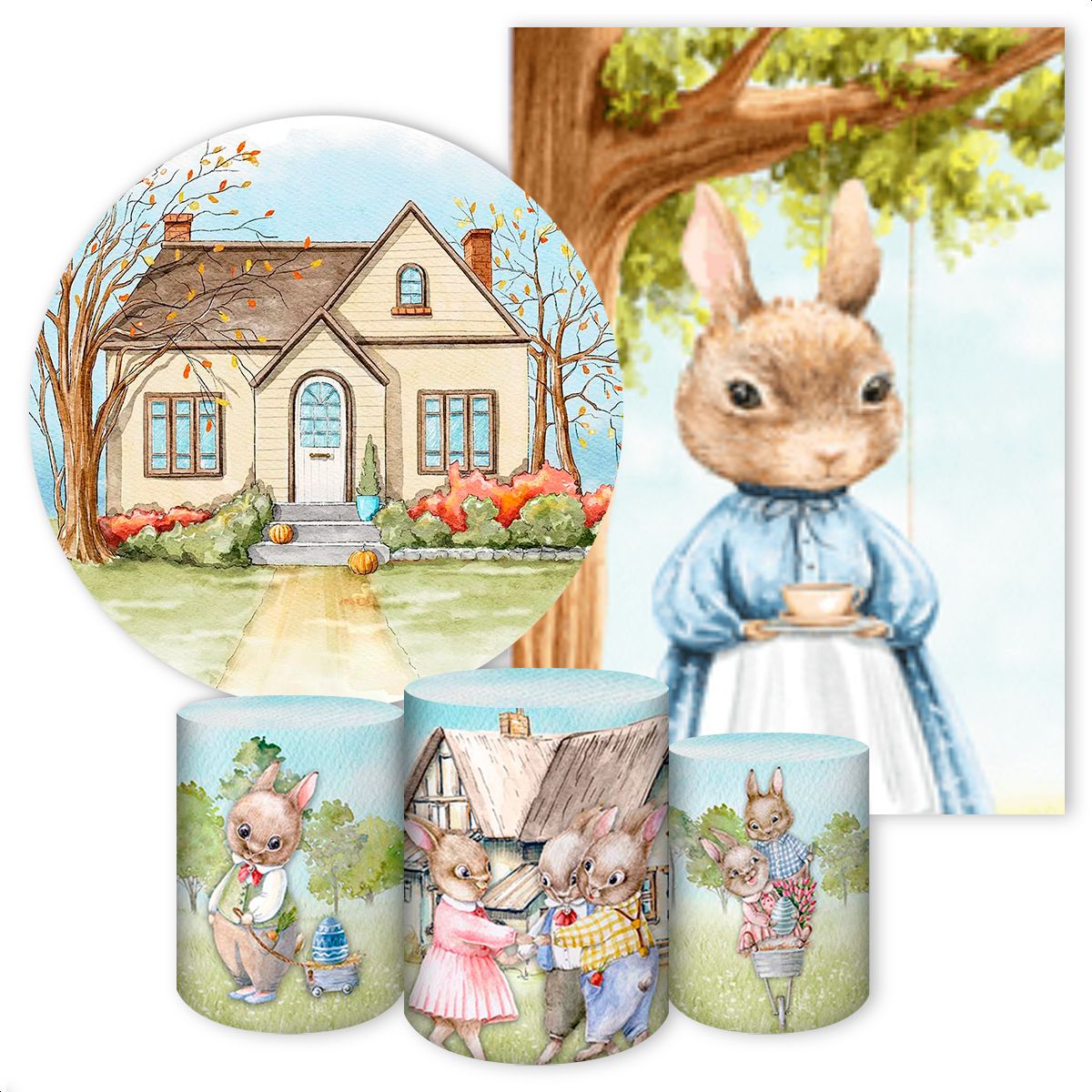 KIT 5 CAPAS PÁSCOA - 34 - KIT 5 CAPAS 34 - Painel Festivo