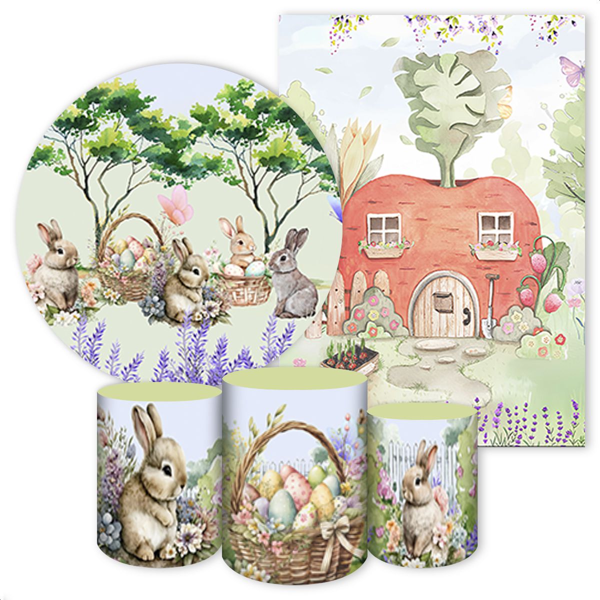 KIT 5 CAPAS PÁSCOA - 36 - KIT 5 CAPAS 36 - Painel Festivo