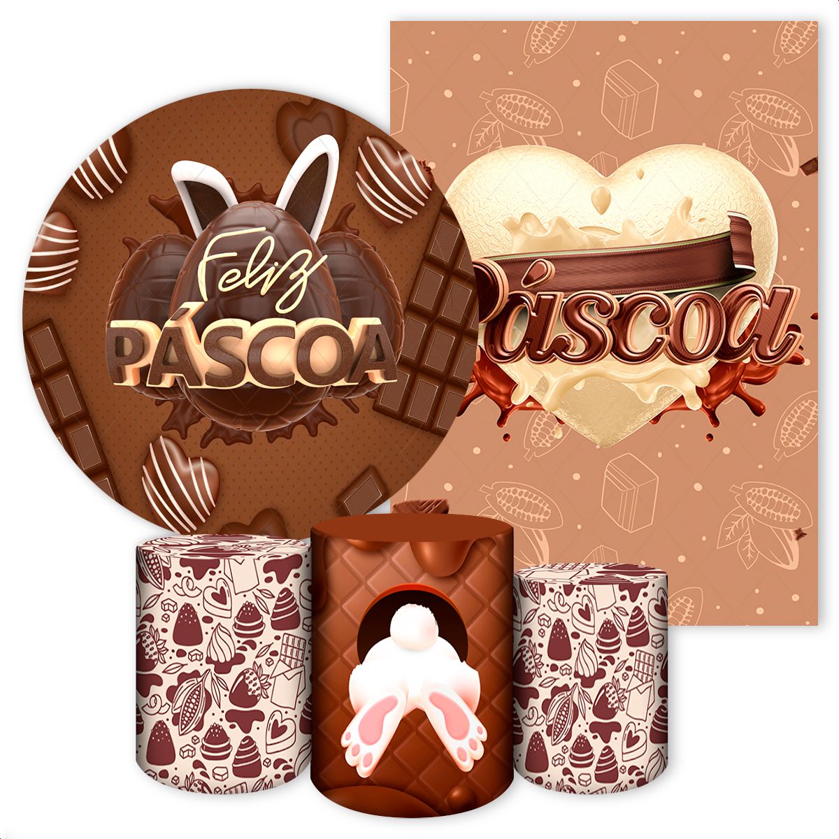 KIT 5 CAPAS PÁSCOA - 2620 - KIT 5 CAPAS 2620 - Painel Festivo