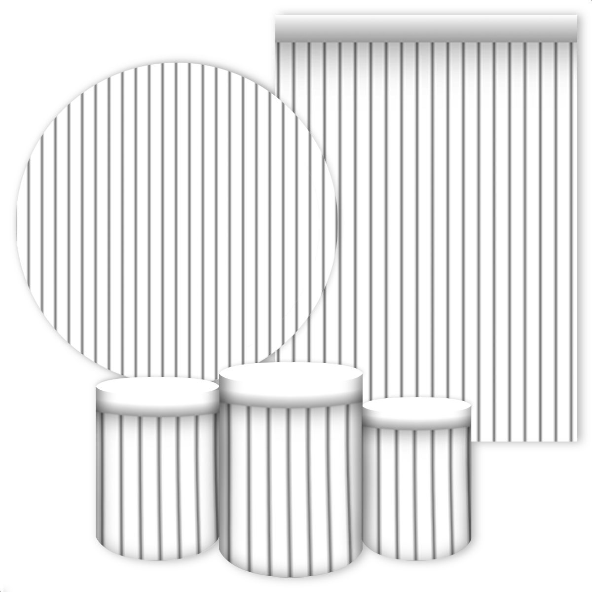 KIT 5 CAPAS RIPADO - 1878 - KIT 5 CAPAS 1878 - Painel Festivo