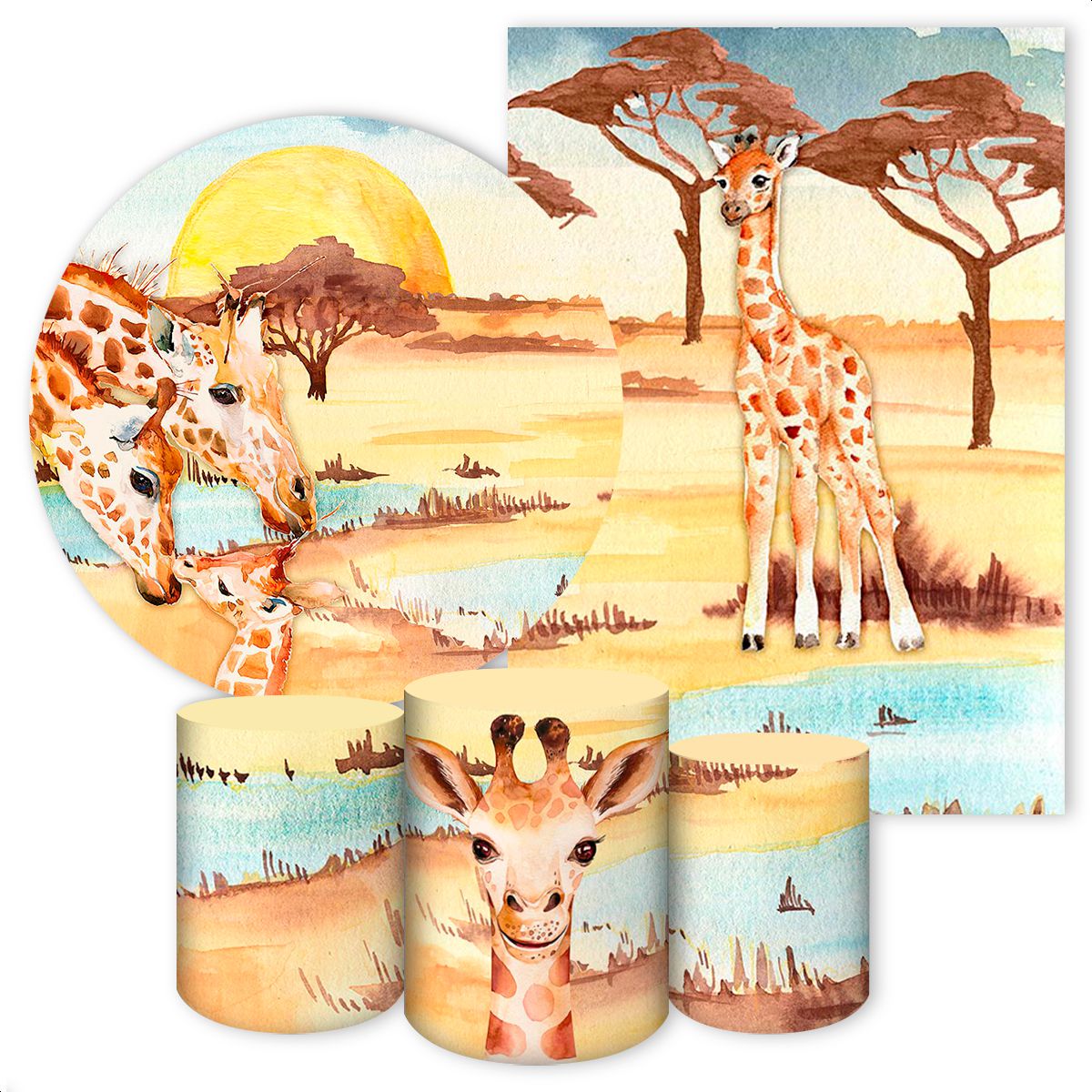 KIT 5 CAPAS SAFARI - 175 - KIT 5 CAPAS 175 - Painel Festivo