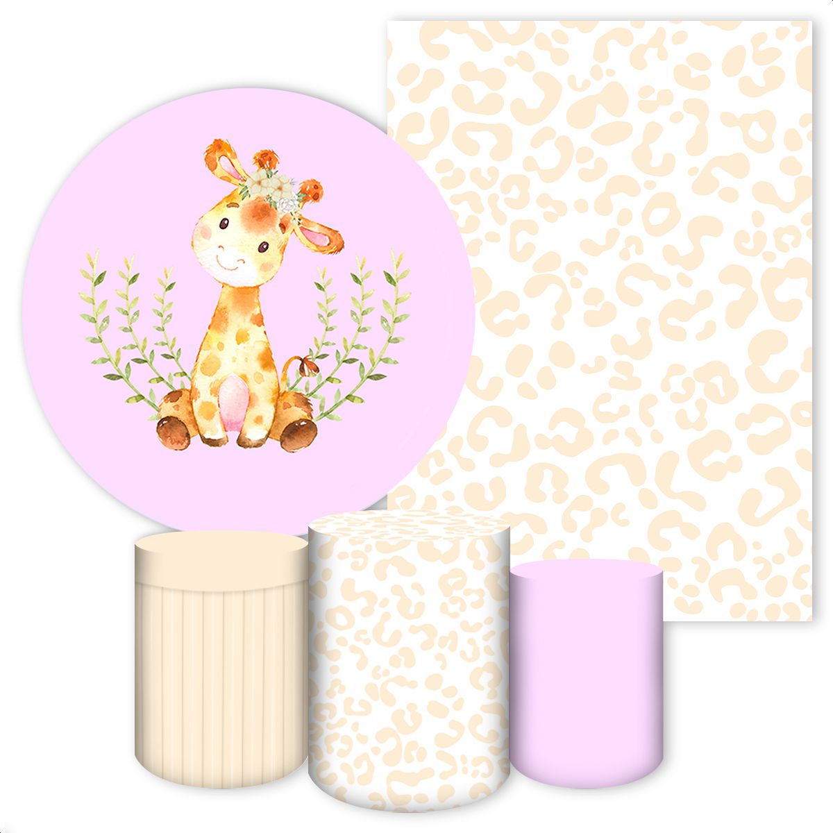 KIT 5 CAPAS SAFARI - 2130 - KIT 5 CAPAS 2130 - Painel Festivo