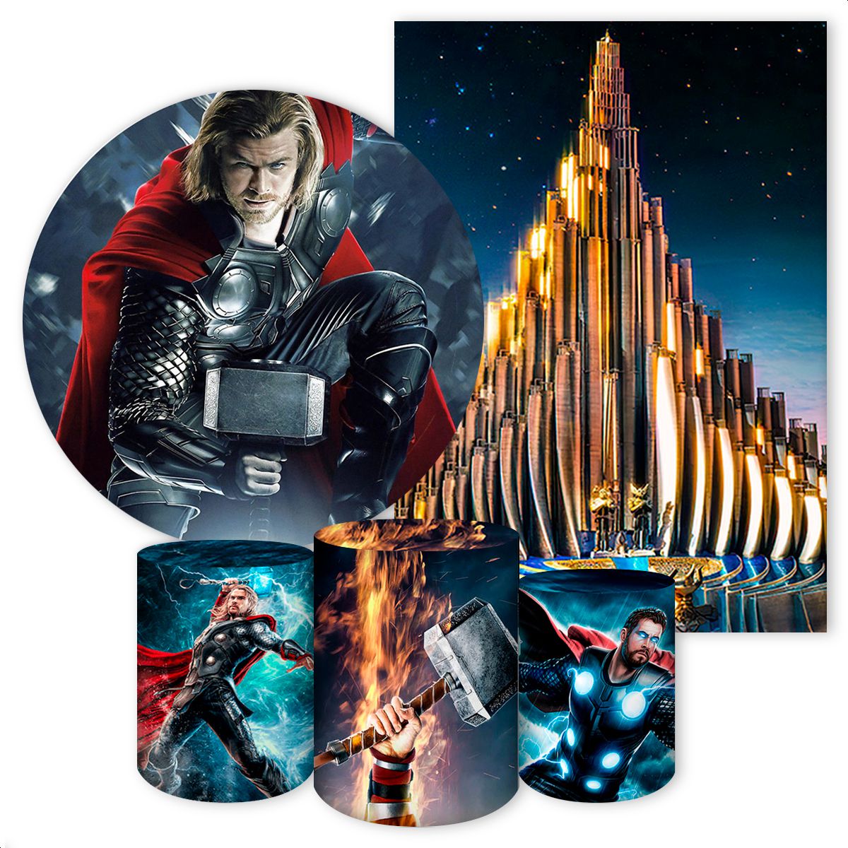 KIT 5 CAPAS THOR - 339 - KIT 5 CAPAS 339 - Painel Festivo