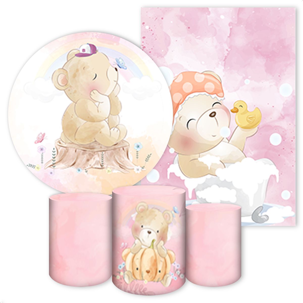 KIT 5 CAPAS URSINHOS - 2556 - KIT 5 CAPAS 2556 - Painel Festivo