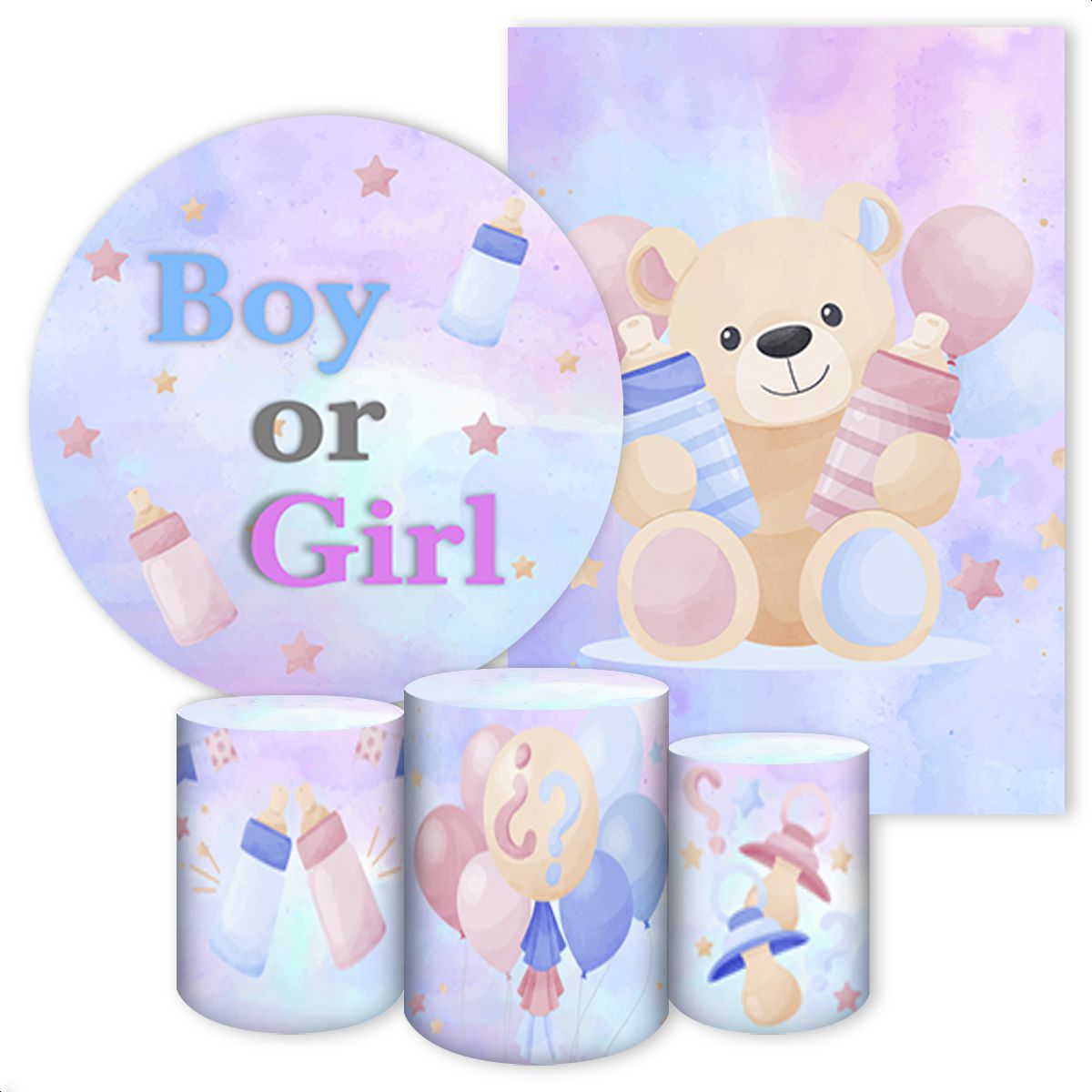 KIT 5 CAPAS URSINHOS - 4103 - KIT 5 CAPAS 4103 - Painel Festivo