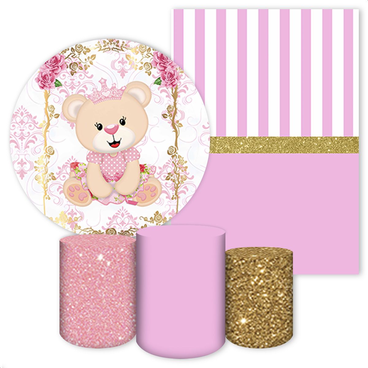 KIT 5 CAPAS URSINHOS - 901 - KIT 5 CAPAS 901 - Painel Festivo