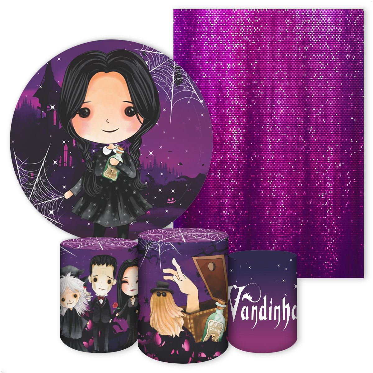 KIT 5 CAPAS WANDINHA - 1700 - KIT 5 CAPAS 1700 - Painel Festivo