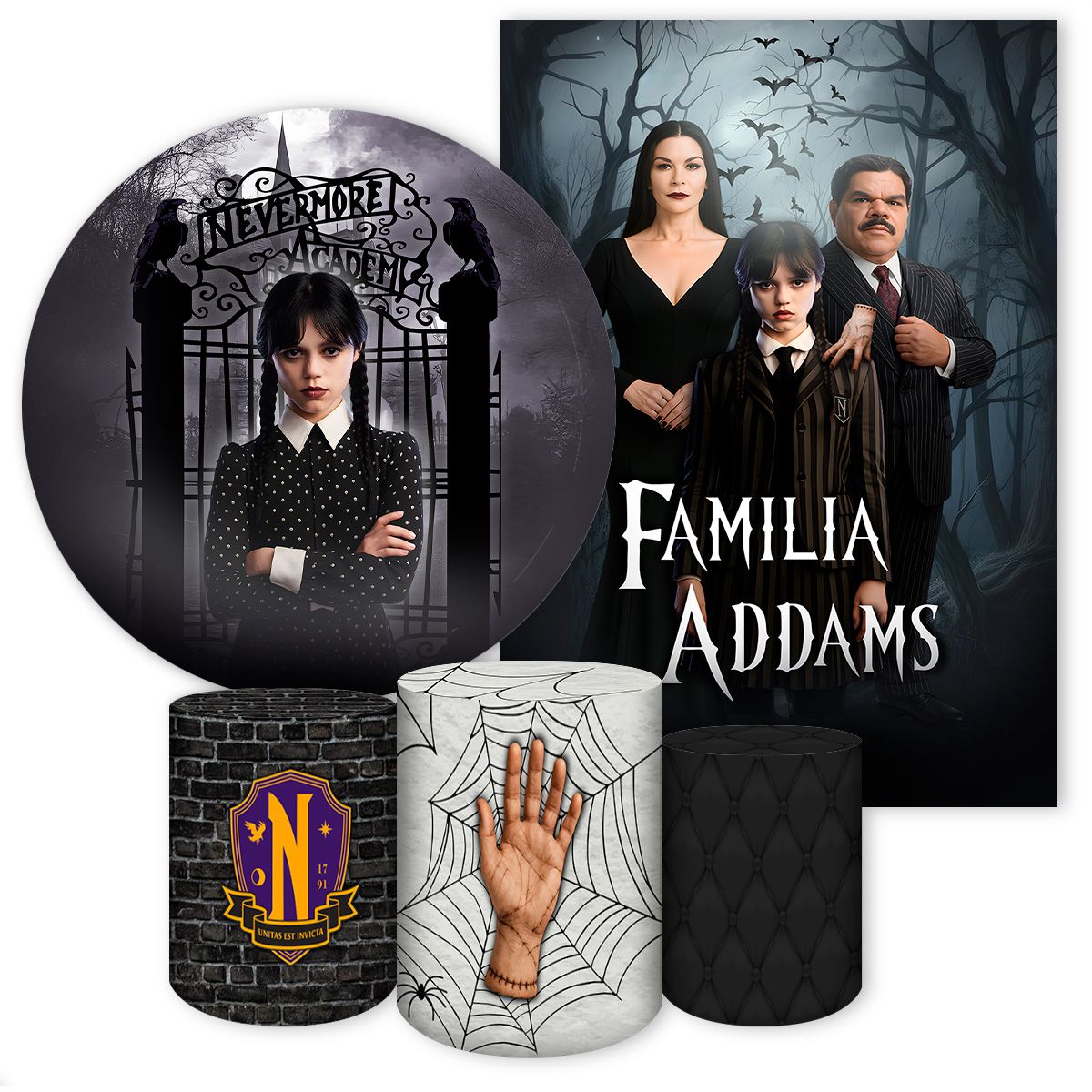 KIT 5 CAPAS WANDINHA - 7107 - KIT 5 CAPAS 7107 - Painel Festivo