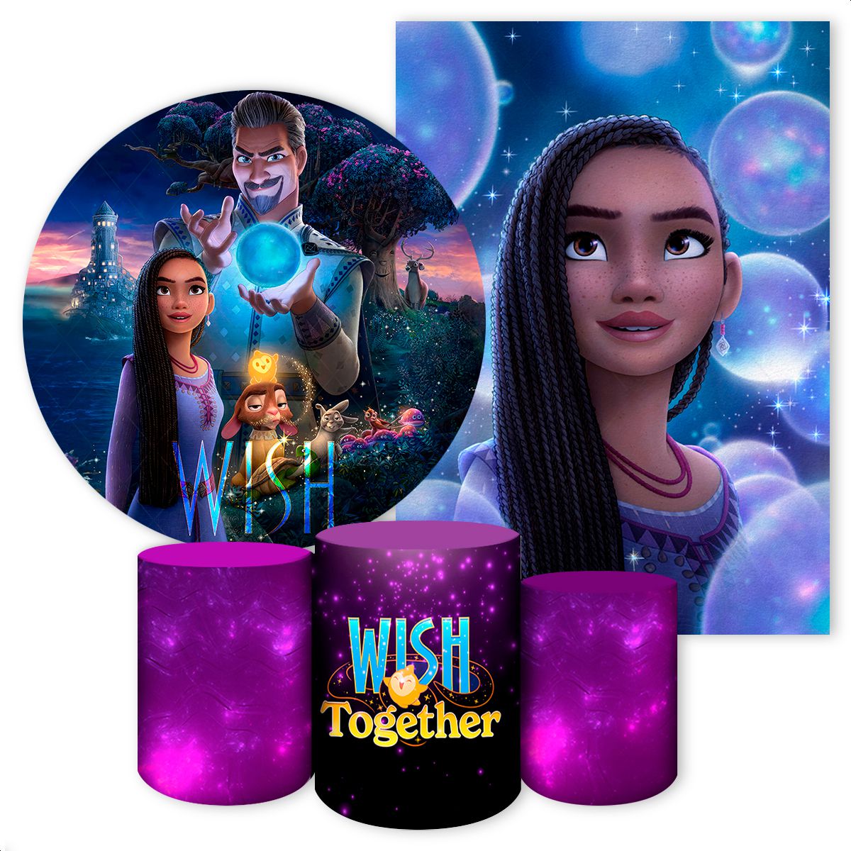 KIT 5 CAPAS WISH - 2603 - KIT 5 CAPAS 2603 - Painel Festivo