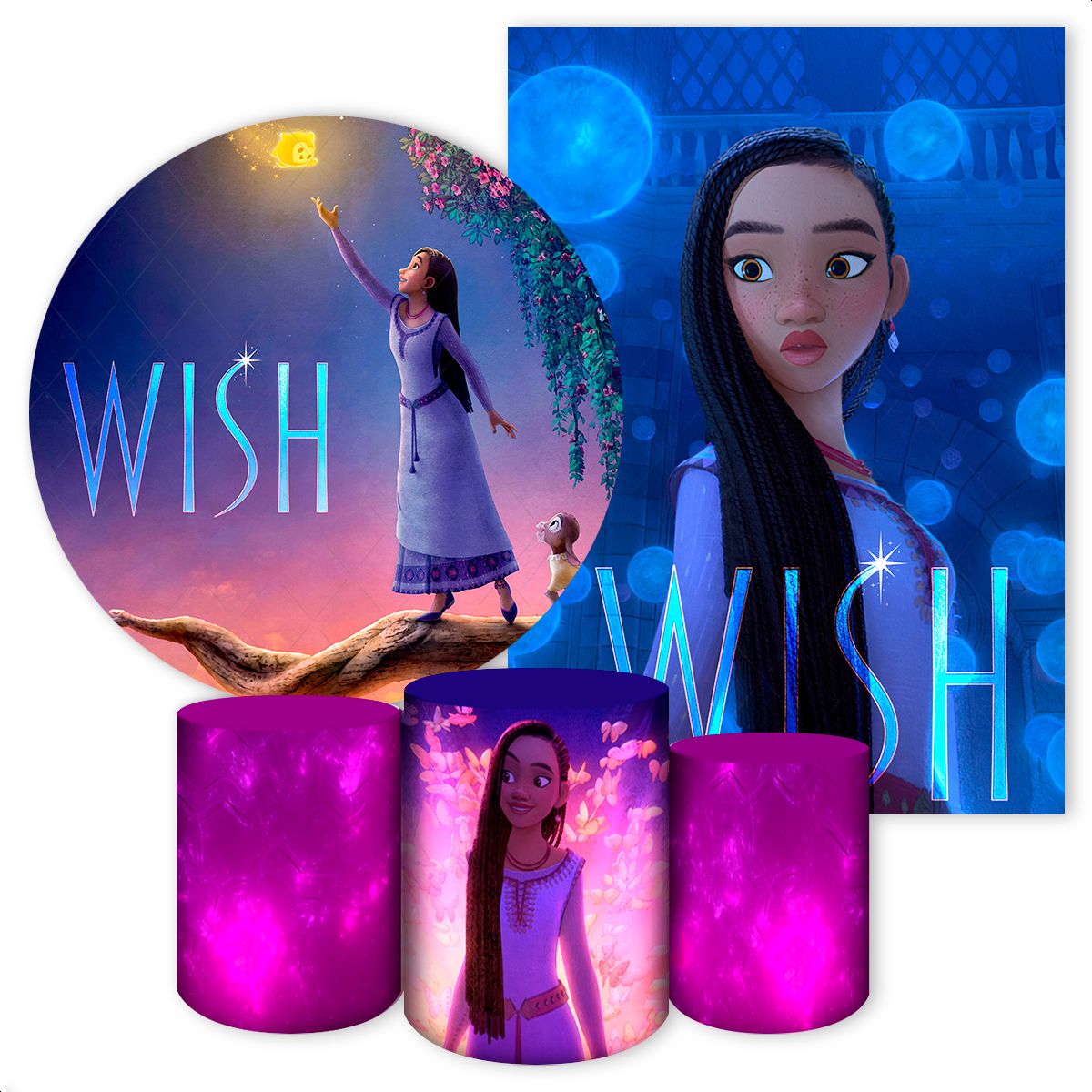 KIT 5 CAPAS WISH - 2605 - KIT 5 CAPAS 2605 - Painel Festivo